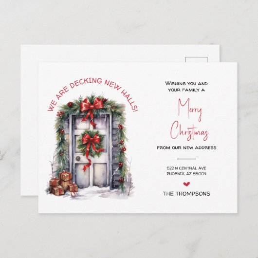 Wir haben die Ankündigung über die Weihnachtsbeweg (Vorne/Hinten)