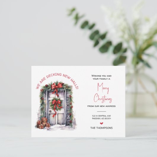 Wir haben die Ankündigung über die Weihnachtsbeweg (Stehend Vorderseite)