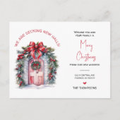 Wir haben die Ankündigung über die Weihnachtsbeweg (Vorderseite)