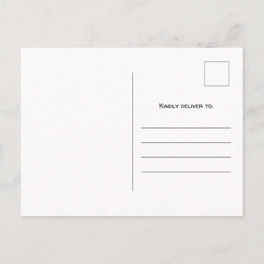 Wir haben die Ankündigung über die Weihnachtsbeweg (Rückseite)