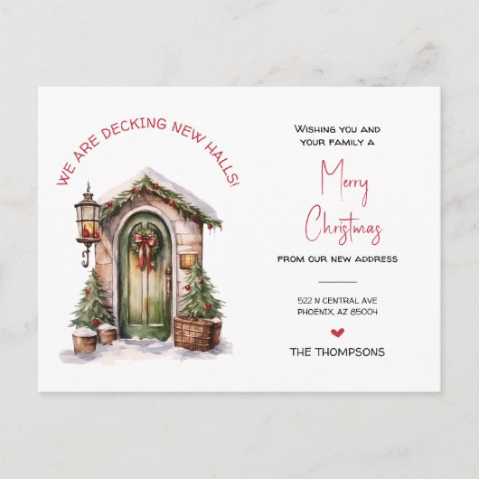 Wir haben die Ankündigung über die Weihnachtsbeweg (Vorderseite)