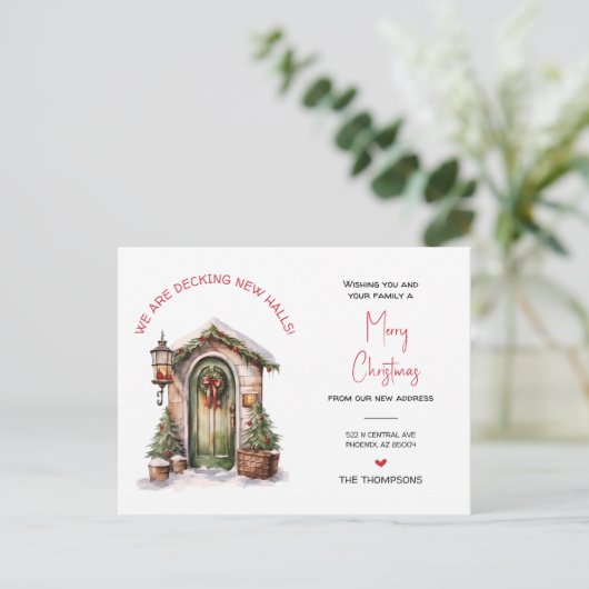 Wir haben die Ankündigung über die Weihnachtsbeweg (Stehend Vorderseite)