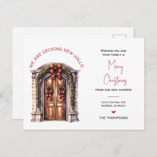 Wir haben die Ankündigung über die Weihnachtsbeweg (Vorne/Hinten)