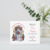 Wir haben die Ankündigung über die Weihnachtsbeweg (Stehend Vorderseite)