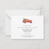 Wir haben die Ankündigung über Weihnachtsfeiertage (Rückseite)