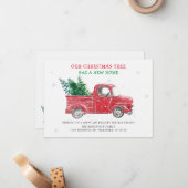 Wir haben die Ankündigung über Weihnachtsfeiertage (Vorderseite/Rückseite Beispiel)