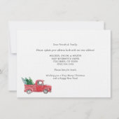 Wir haben die Ankündigung über Weihnachtsfeiertage (Rückseite)