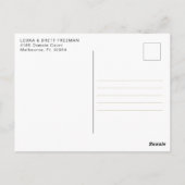 Wir haben die Ankündigung "Umzug der Mailbox" Postkarte (Rückseite)