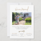 Wir haben die Ankündigung und Einladung des neuen  (Vorderseite)