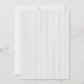 Wir haben die Ankündigung und Einladung des neuen (Rückseite)