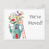 Wir haben die Ankündigung verschoben, die Postkart Postkarte (Vorderseite)