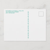 Wir haben die Ankündigung Vintagen Camping Trailer Postkarte (Rückseite)