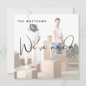 Wir haben die Ankündigung von Adressänderungen im  (Vorderseite)