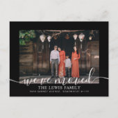 Wir haben die Ankündigung von Black Foto Postcard (Vorderseite)