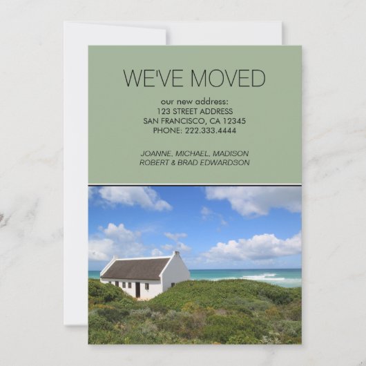 Wir haben die Ankündigung von "New Zuhause Move Fo (Vorderseite)