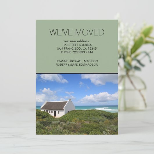 Wir haben die Ankündigung von "New Zuhause Move Fo (Stehend Vorderseite)