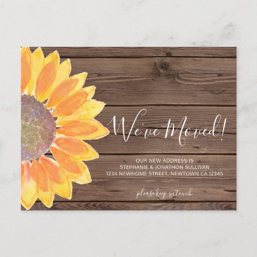 Wir haben die Ankündigung von Sonnenblumen verscho (Vorderseite)