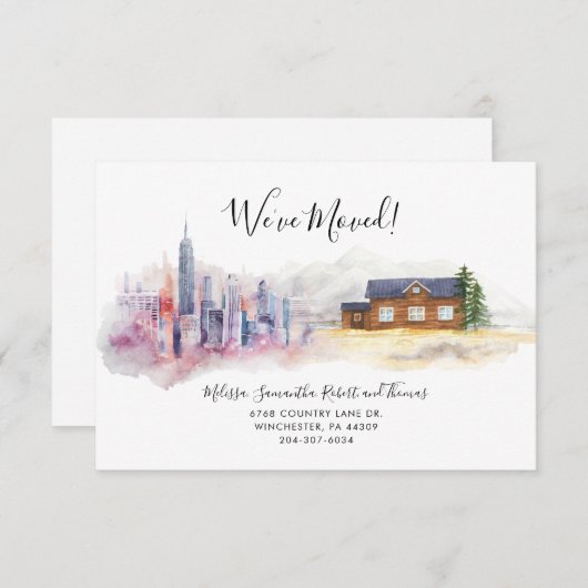 Wir haben die Ankündigung von Stadt zu Land umgezo (Vorne/Hinten)