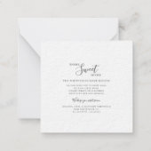 Wir haben die Ankündigung "Wasserfarben-Chic-Beweg (Rückseite)