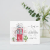 Wir haben die Ankündigung "Watercolor Boho bewegen (Stehend Vorderseite)