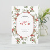 Wir haben die Ankündigung "Winter Pine Berry Movin (Stehend Vorderseite)