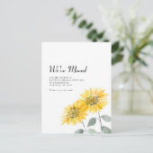 Wir haben die Ankündigung zur Bewegung der Sonnenb Postkarte (Stehend Vorderseite)