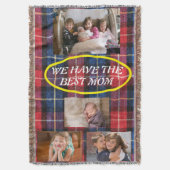 Wir haben die beste Mama gefärbt Schlicht 4 Fotos Decke (Vorderseite Vertikal)