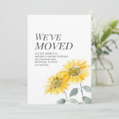 Wir haben die Bewegung moderner Wasserfarben-Sonne Ankündigung (Stehend Vorderseite)