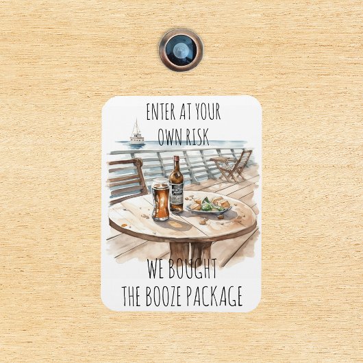 Wir haben die Booze-Paket-Kreuzfahrt gekauft Magnet
