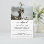 Wir haben die einladende Ankündigung vereitelt (Stehend Vorderseite)