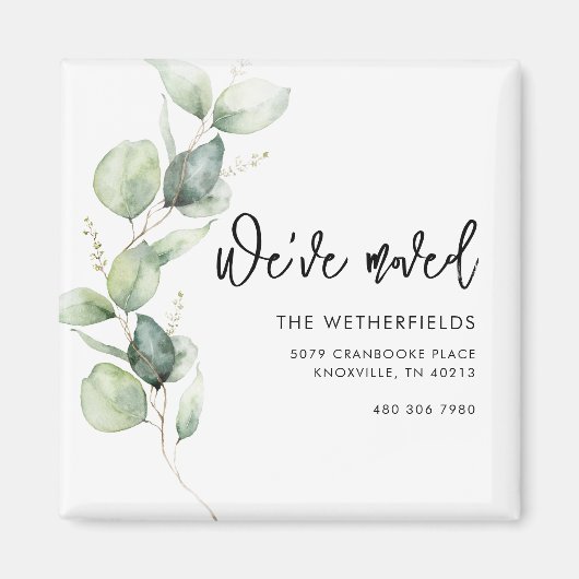 Wir haben die Eukalyptus-Rücksendeadresse verschob Magnet (Vorne)