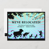 Wir haben die farbenfrohe Ankündigung der Bewegung Postkarte (Vorne/Hinten)