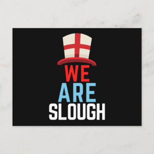Wir haben die Flagge Englands für Sport Postkarte