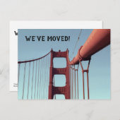 Wir haben die Golden Gate Bridge in Kalifornien ve Ankündigungspostkarte (Vorne/Hinten)