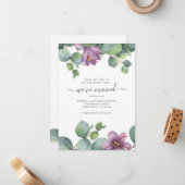 Wir haben die Grüne Eukalyptus Foliage bewegt Mitteilungskarte (Vorderseite/Rückseite Beispiel)