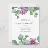 Wir haben die Grüne Eukalyptus Foliage bewegt Mitteilungskarte (Vorderseite)