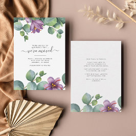 Wir haben die Grüne Eukalyptus verändert Änderung  Mitteilungskarte