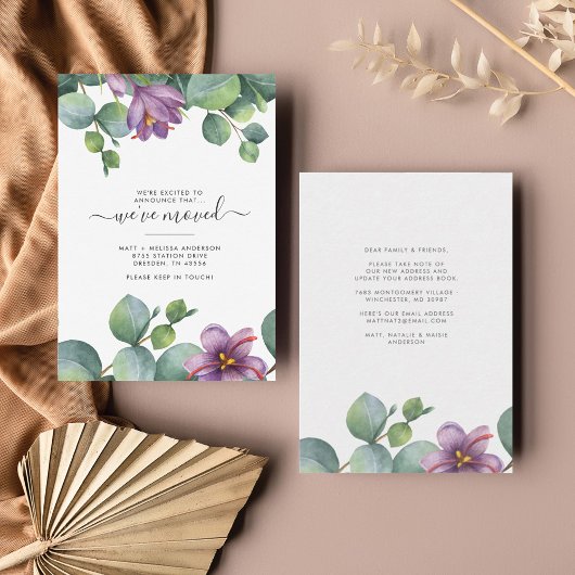 Wir haben die Grüne Eukalyptus verändert Änderung Mitteilungskarte