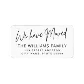 Wir haben die handgeschriebene Script-Rücksendeadr Adressaufkleber (Vorne)