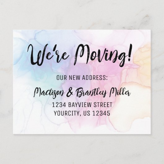 Wir haben die Handschrift der Kalligraphie übertra Ankündigungspostkarte (Vorderseite)