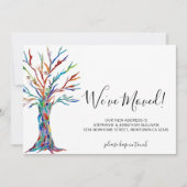 Wir haben die Karte für Baumankündigung verschoben (Vorderseite)