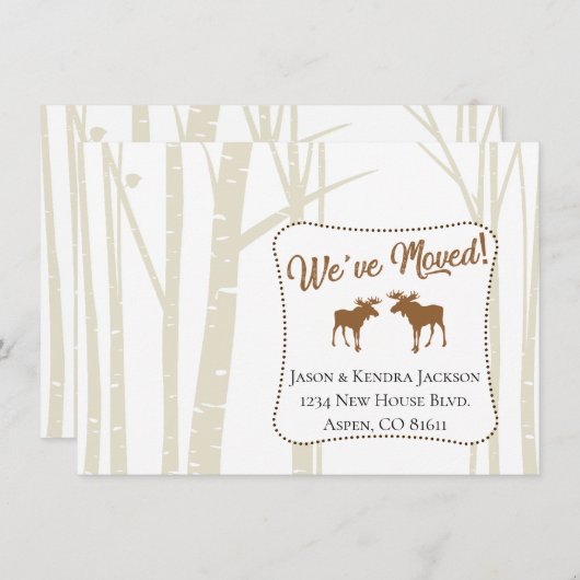 Wir haben die Karte verschoben (Vorne/Hinten)