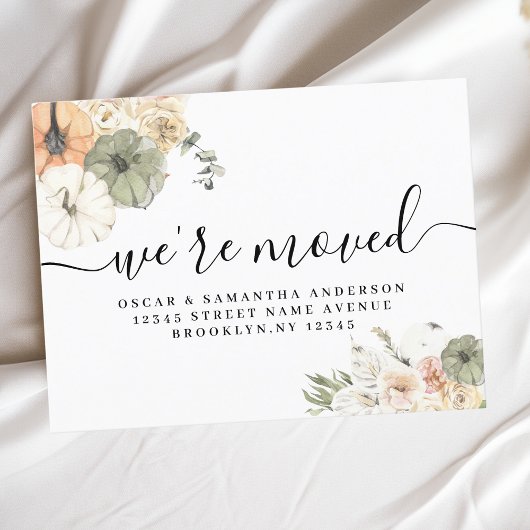 Wir haben die Karte verschoben | Fall Watercolor P