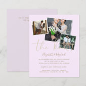 Wir haben die KNOT-Hochzeitsankündigung einberufen (Vorne/Hinten)