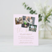 Wir haben die KNOT-Hochzeitsankündigung einberufen (Stehend Vorderseite)