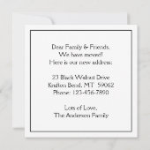 Wir haben die Kraft modernisiert, die neue Adressä Ankündigung (Rückseite)