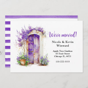 Wir haben die Lila Lavendeltür in der Luft verscho Ankündigung