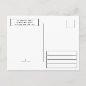 Wir haben die lustige Sassy Black einfache neue Ad Ankündigungspostkarte (Rückseite)