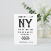 Wir haben die lustige Sassy Black einfache neue Ad Ankündigungspostkarte (Stehend Vorderseite)