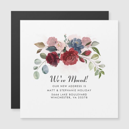 Wir haben die Meldung "Floral Address Update" über Magnetkarte (Vorne/Hinten)